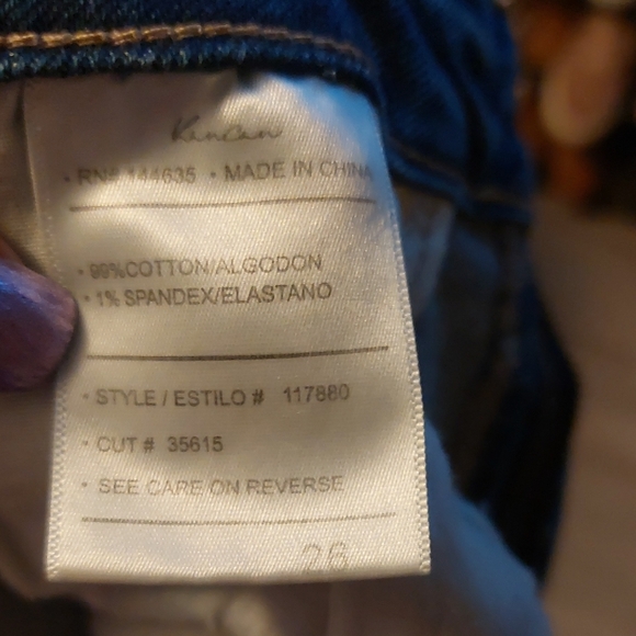 KanCan Light Blue Distressed Straight Leg Jeans Size 26 - Picture 3 of 6